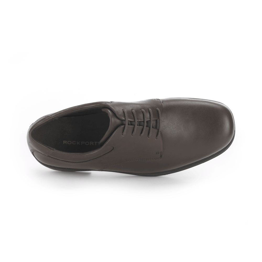 Rockport Mens Oxfords Dark Brown - Margin - UK 471-JQOAML